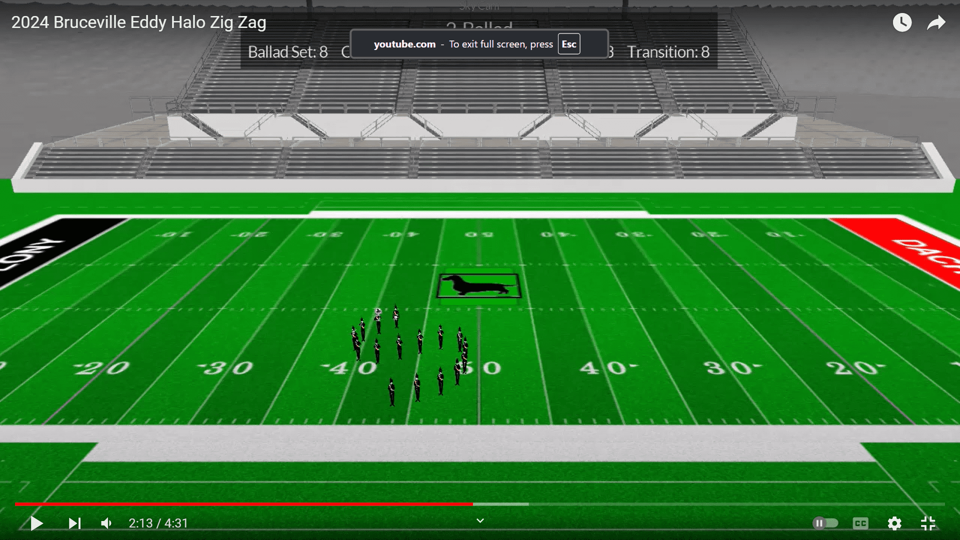 Bruceville Eddy 2024 - Halo Zig Zag